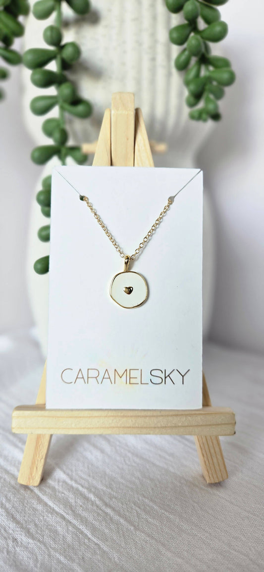 18k Gold Plated Heart Necklace