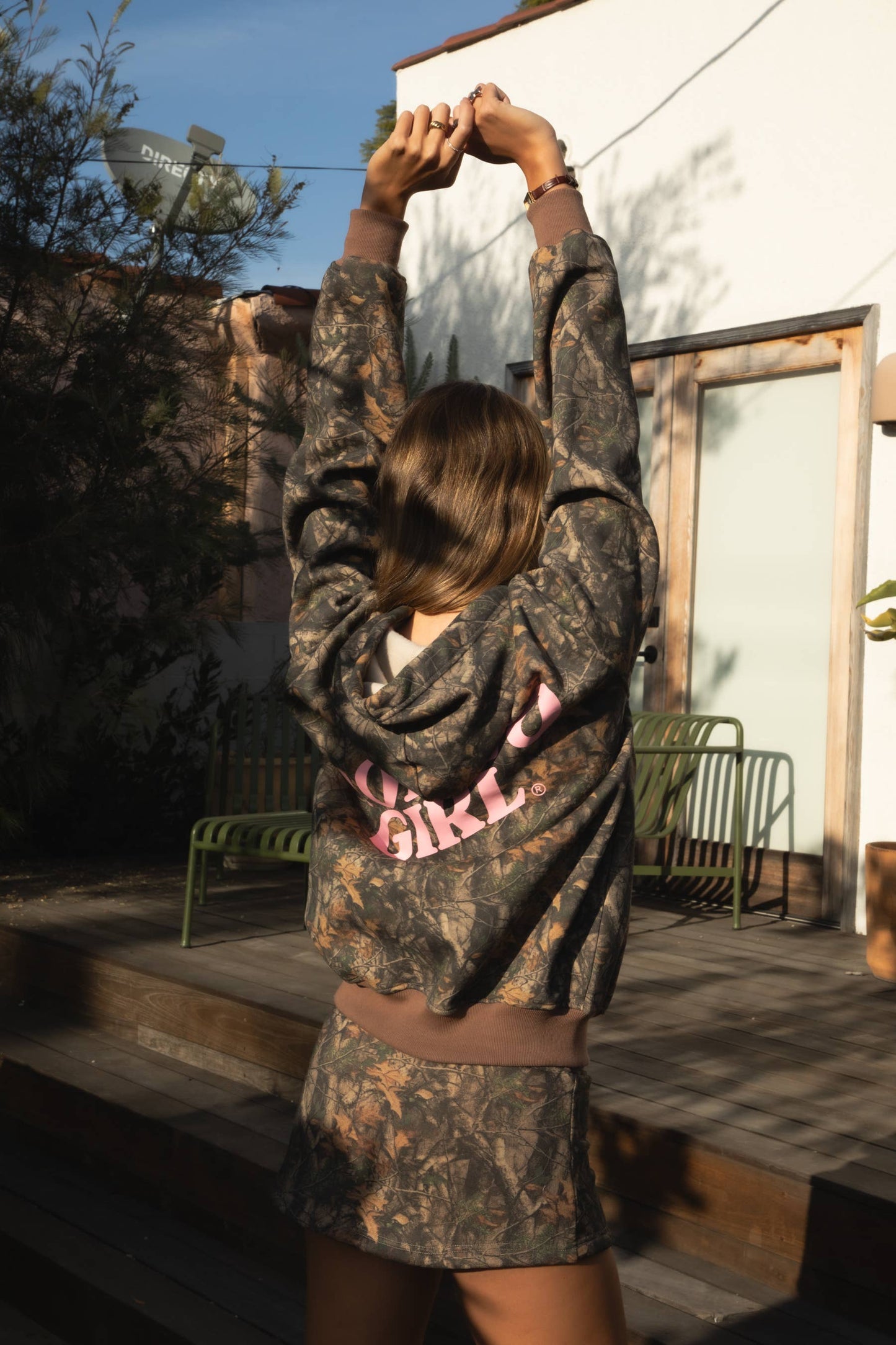 RODEO GIRL Camo Cloud Fleece Oversized Soft Hoodie