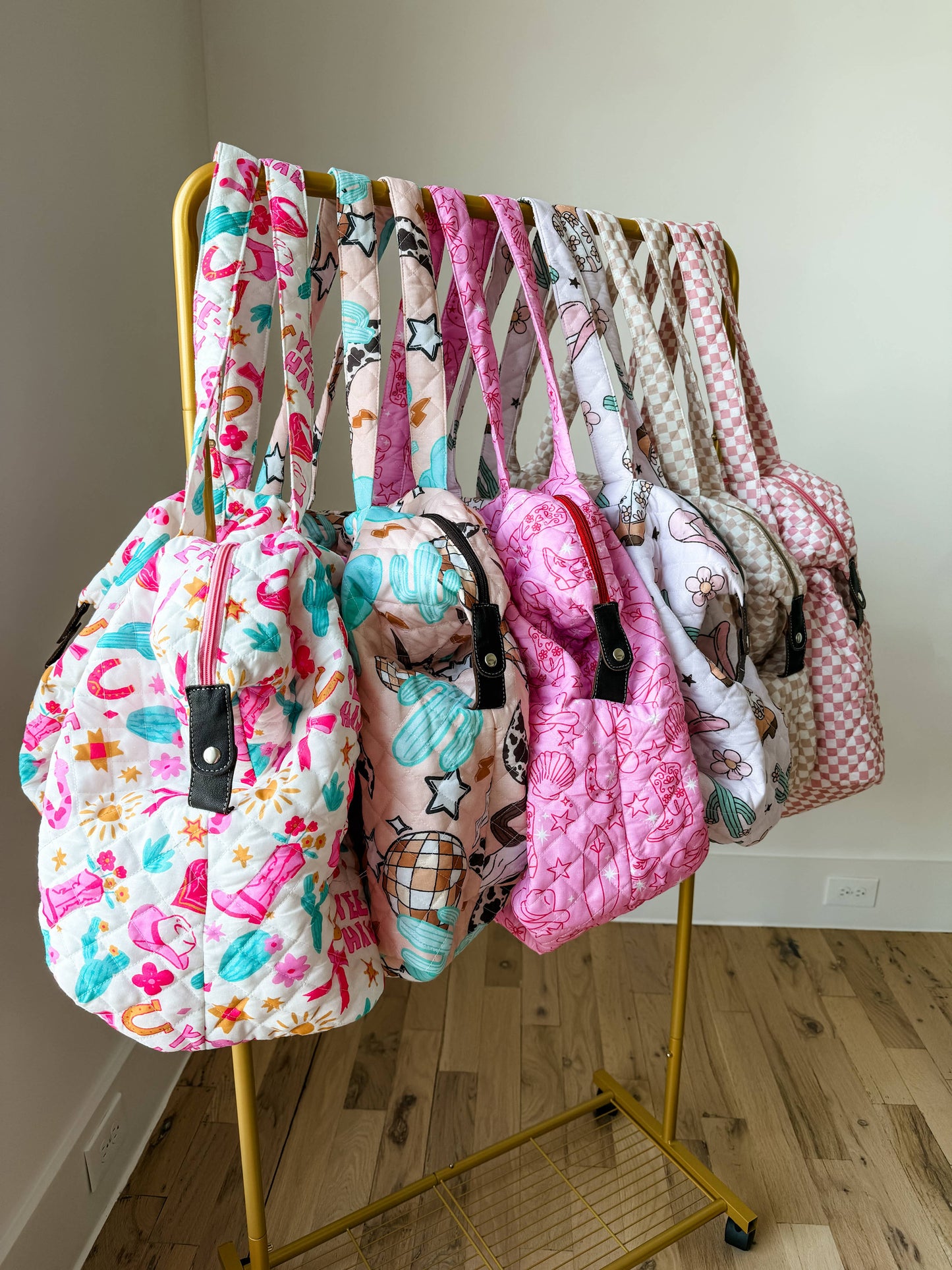 Big Mama Duffel | Quilted Fabric Weekender Large Travel Bag