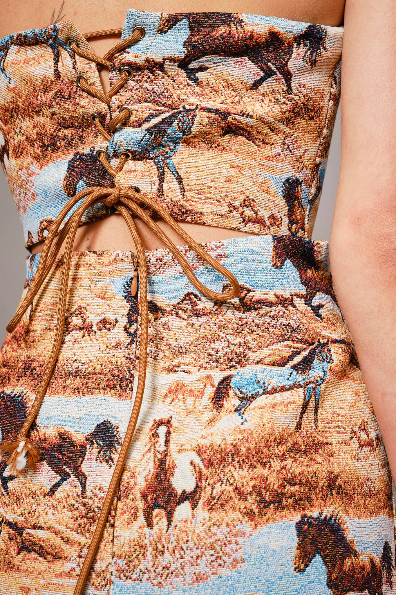 Wild Horses Tube Mini Dress