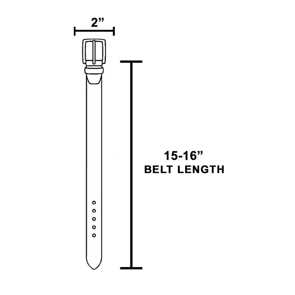 Gold Double Buckle Chain Detail Vegan Leather Belt