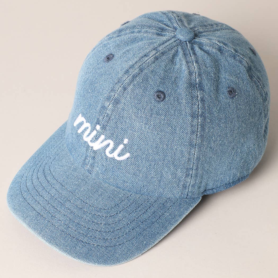 Mini Denim  Kids Cap