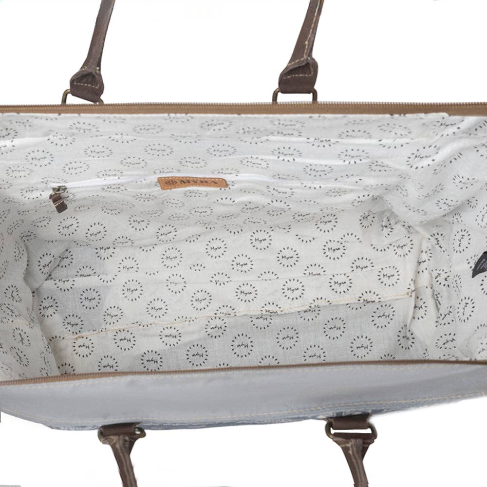 Paisley Cowboy Blue Weekender Bag