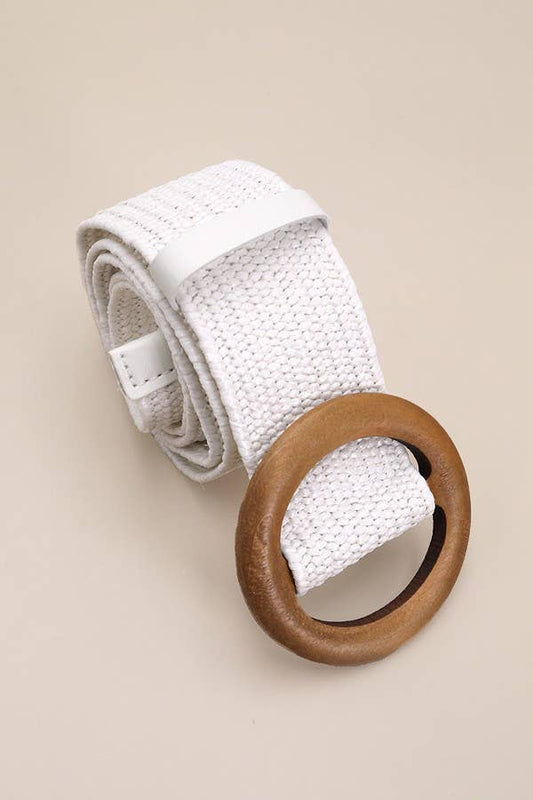 Wooden Buckle Belt