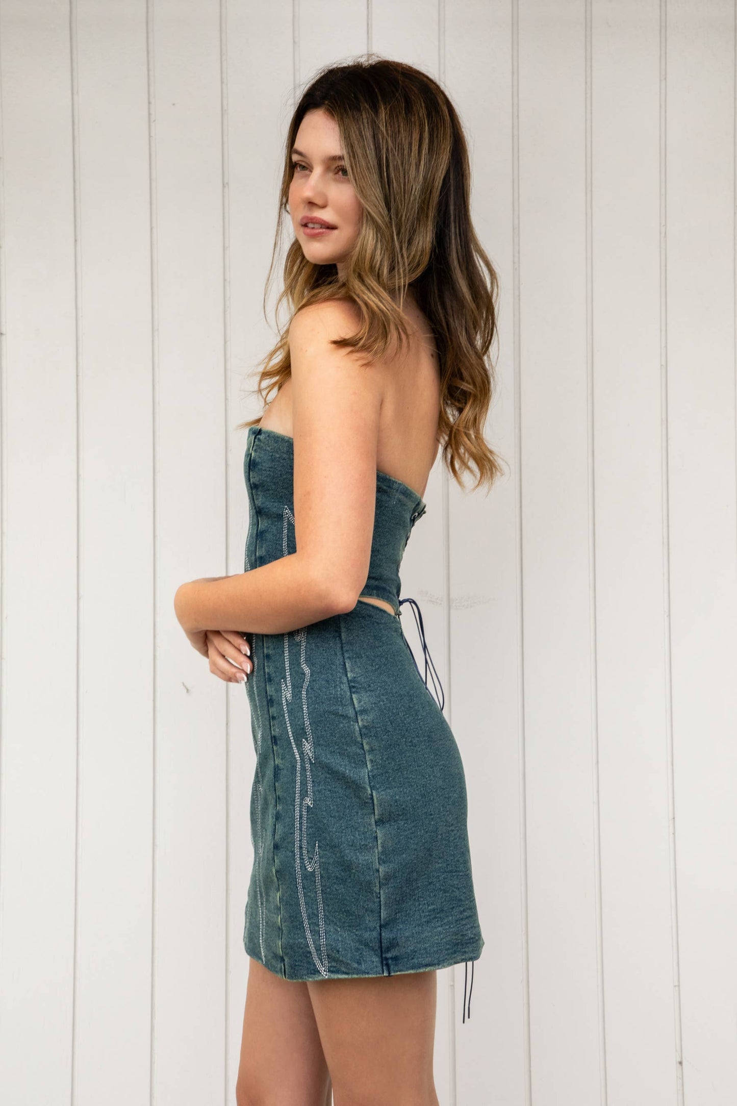ARIZONA DENIM MINI DRESS