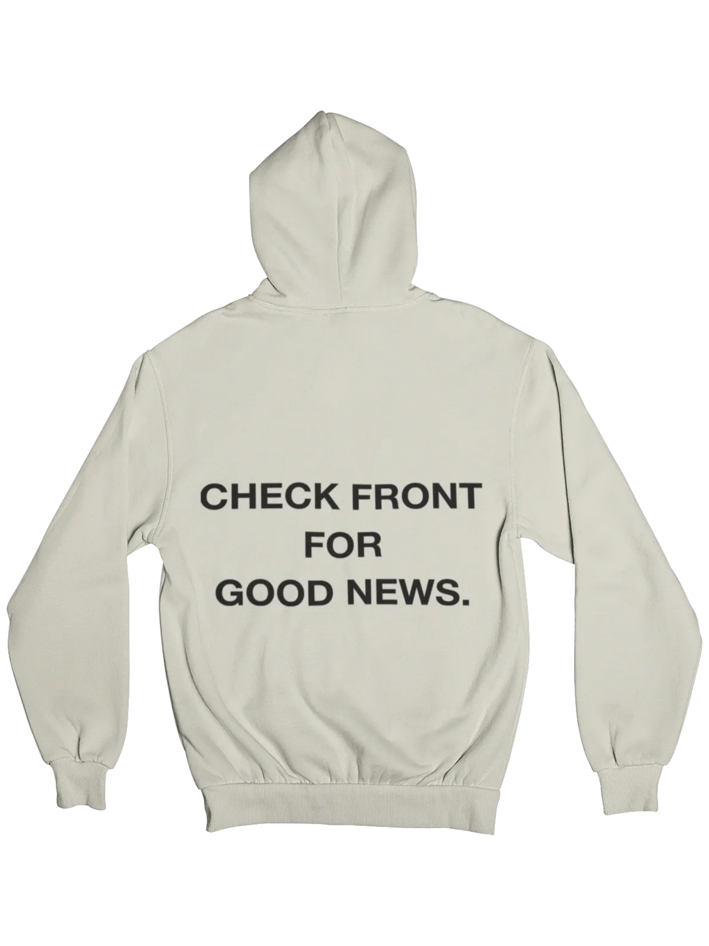 Jesus Loves You "Check Front" Sand Hoodie