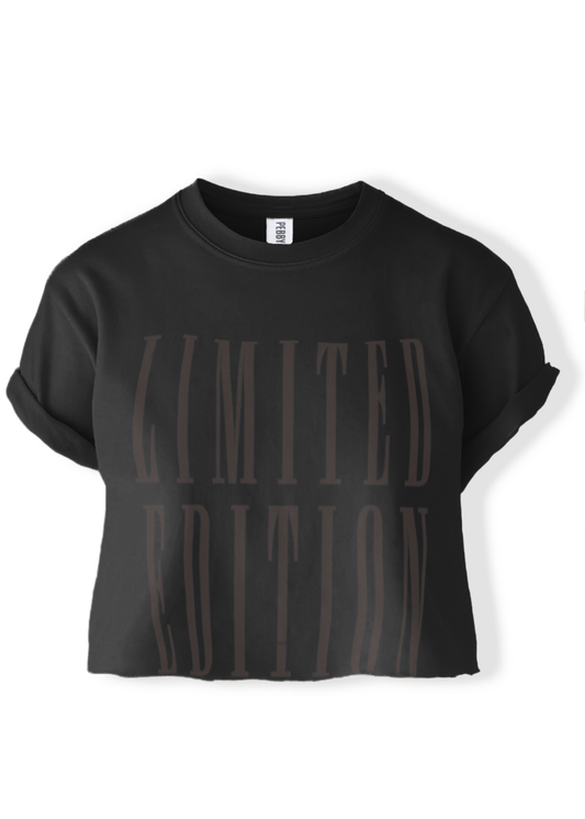 CROPPED LIMITED EDITION BLACKED OUT GRAPHIC TEE *COMING SOON*