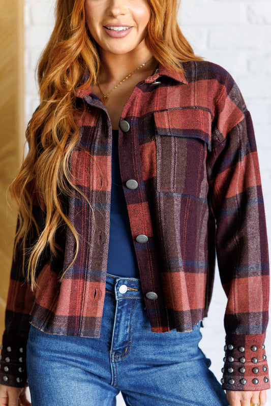 Already There Plaid Shacket *Online Only*