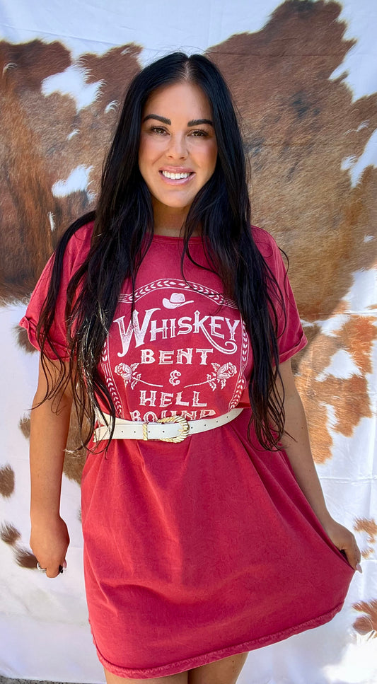 WHISKEY BENT MINERAL GRAPHIC DRESS