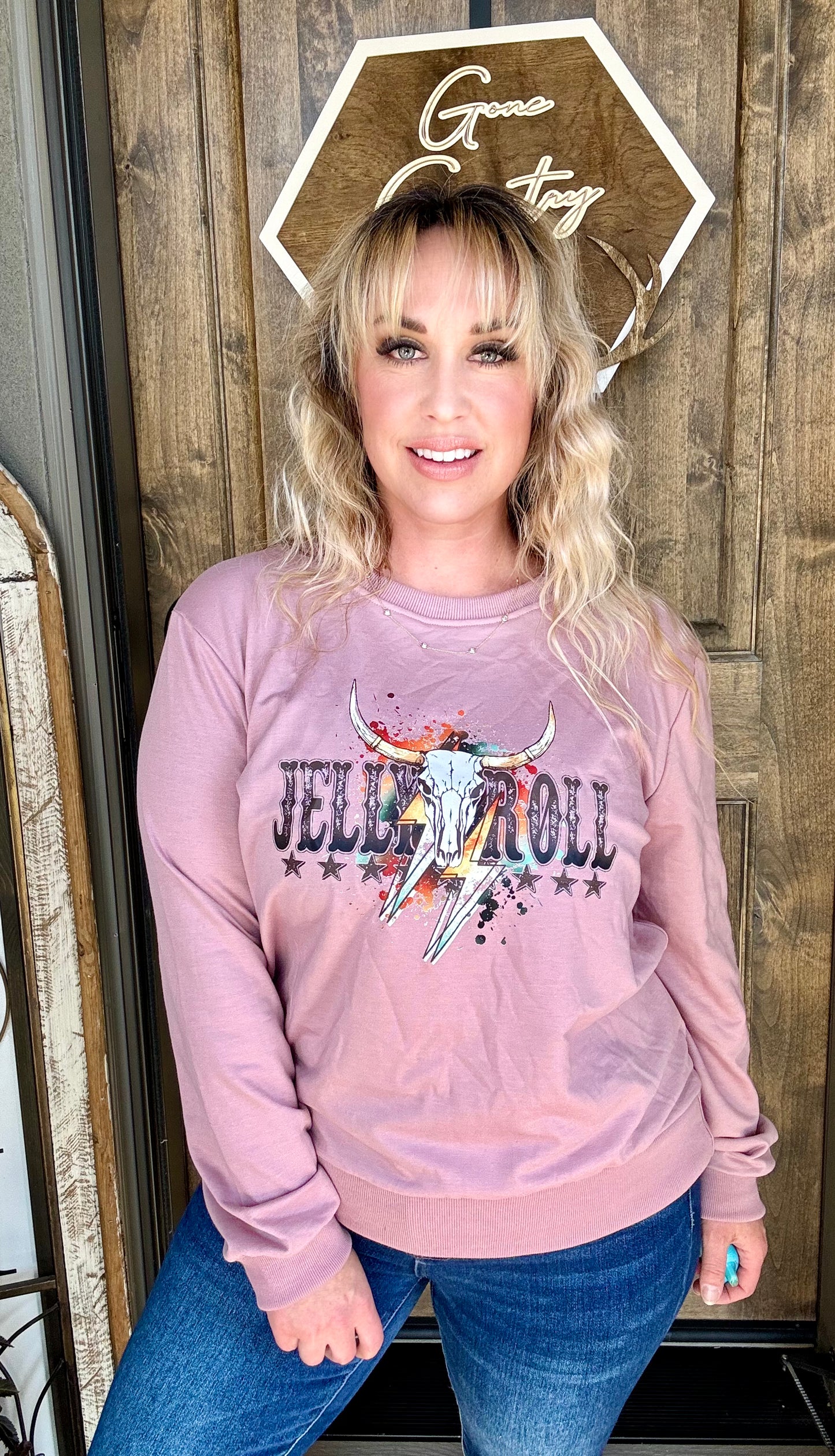 Jelly Roll Skull Sweatshirt