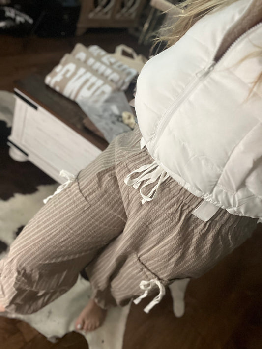 Linds Homestead Stripe Cargo Jogger Pant