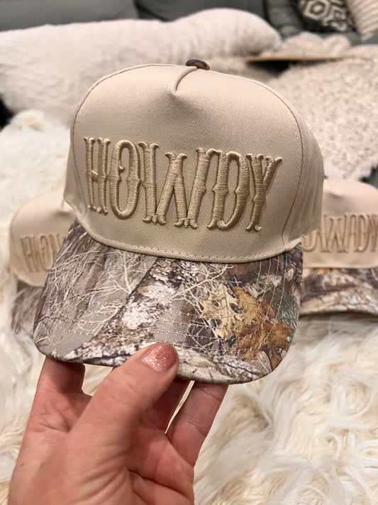 HOWDY CAMO HAT