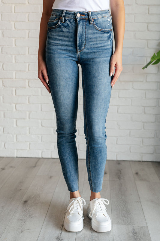 Nicole Tummy Control Skinny Jeans in Vintage Wash *Online Only*