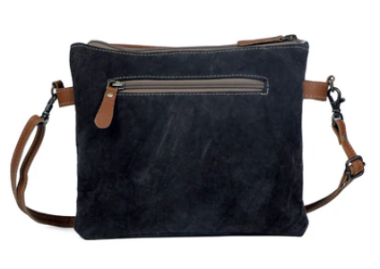 Remarkable Cow hide and leather Shoulder Bag