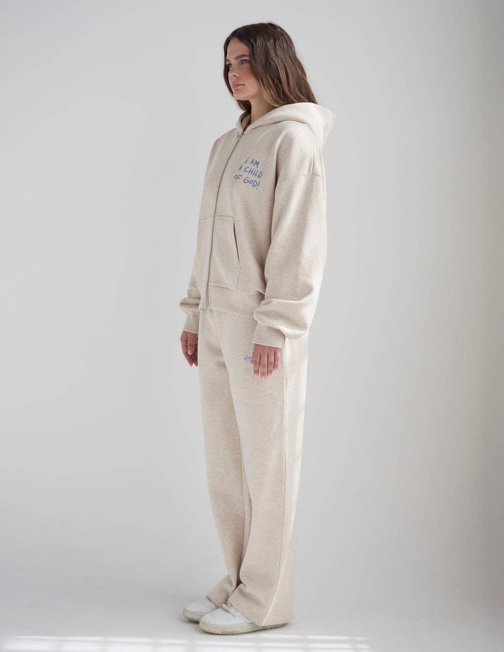 Child of God Eggshell Full-Zip Hoodie