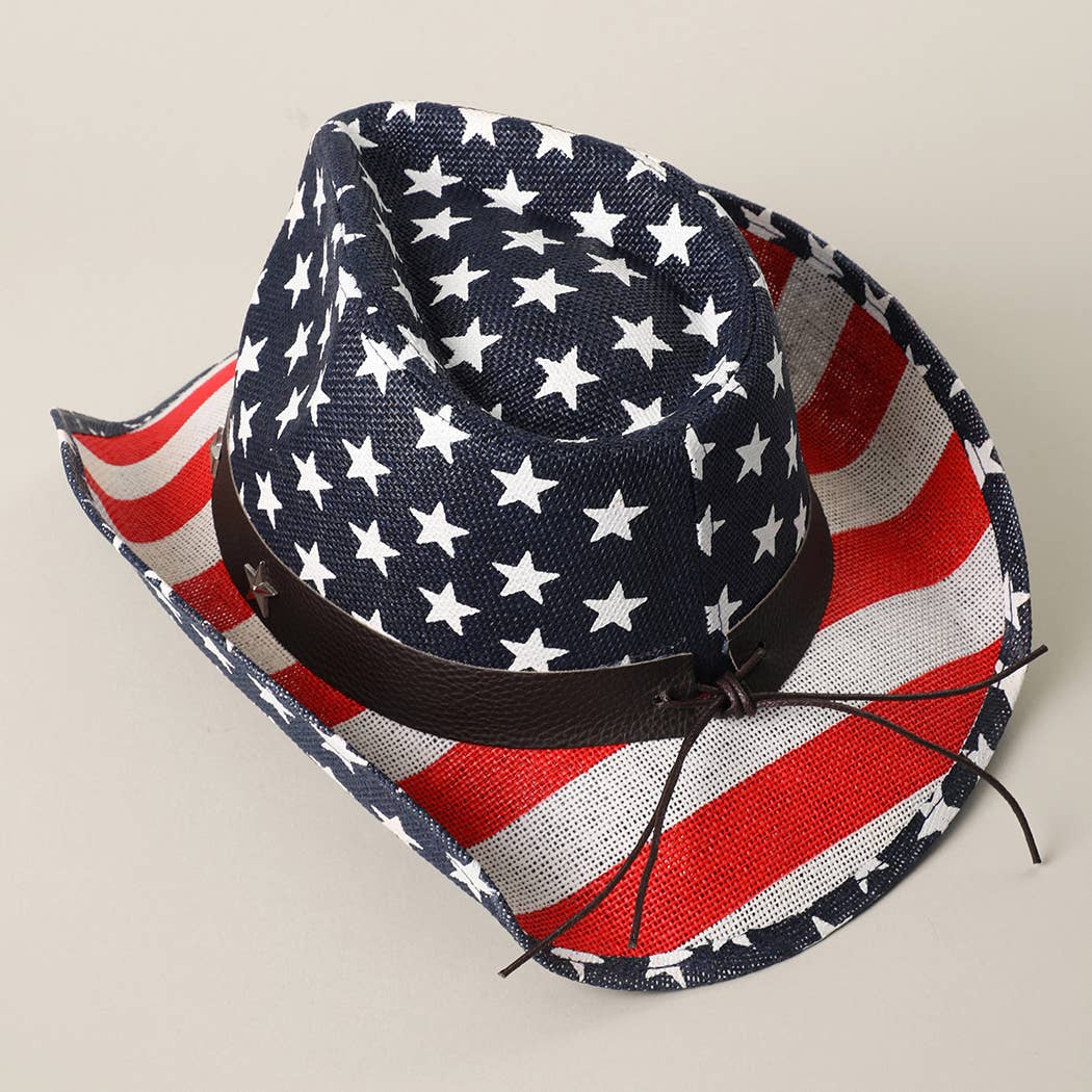 Liberty Star Western Straw Cowboy Hat