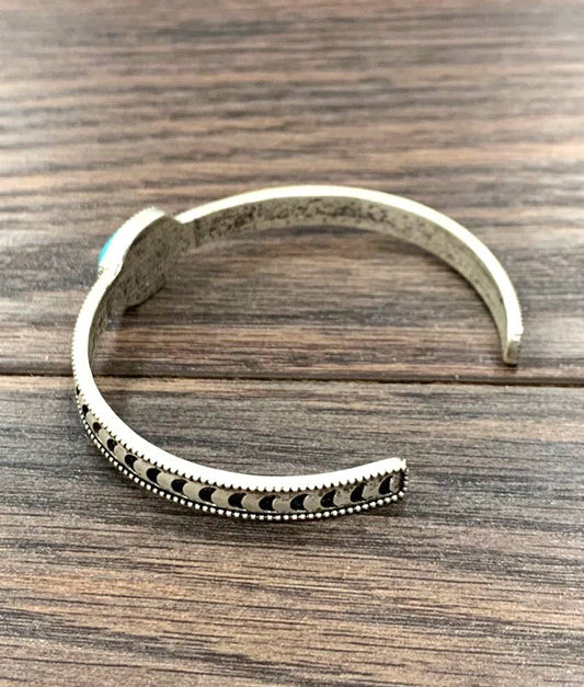 Zoe Turquoise Cuff Bracelet