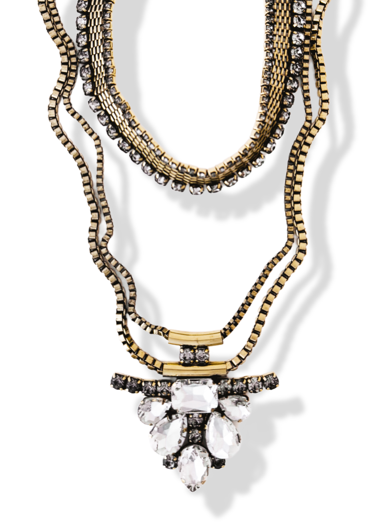 DROP A LITTLE HINT STATEMENT NECKLACE