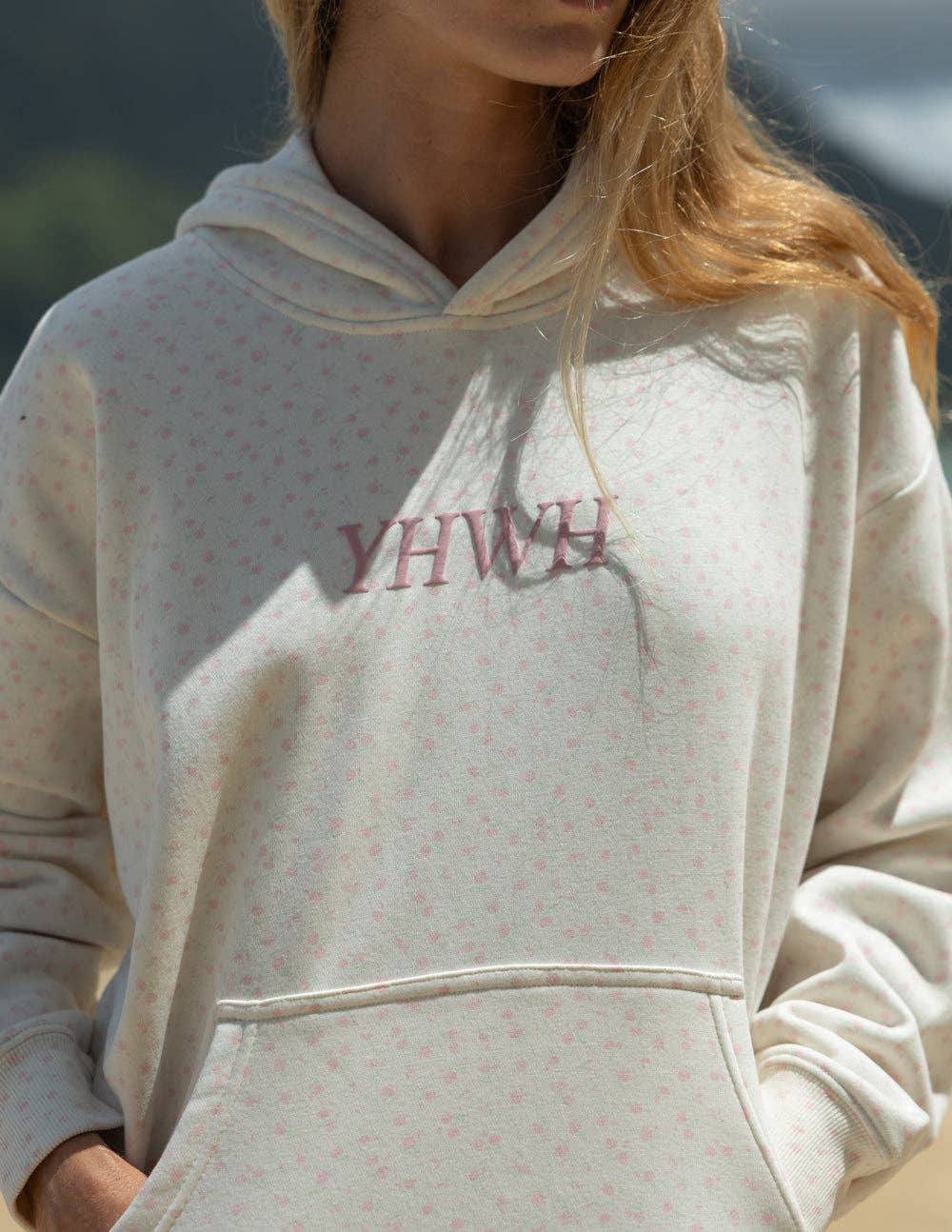 YHWH Floral Hoodie