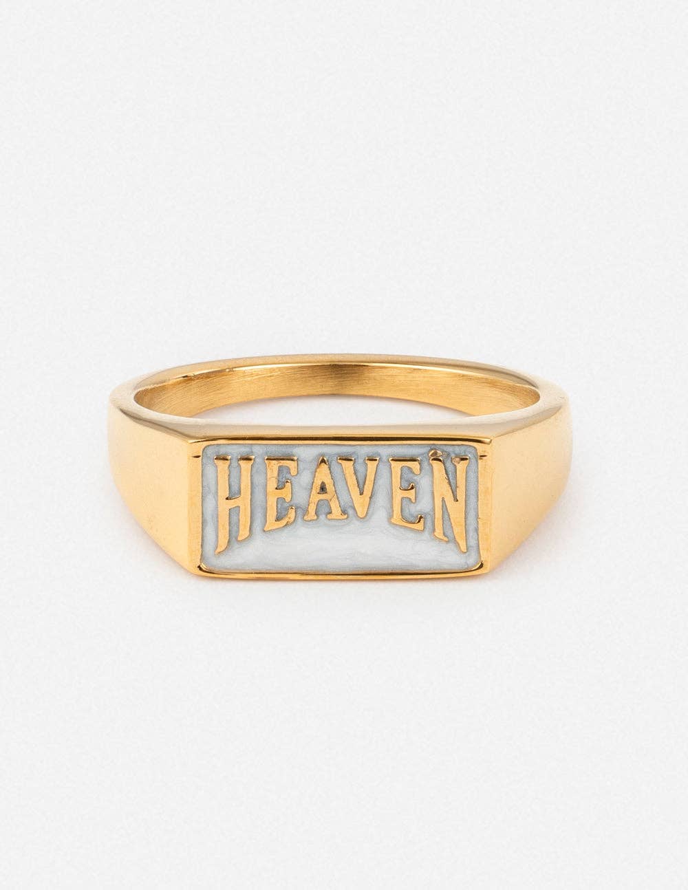 Heaven Rectangular Signet Ring