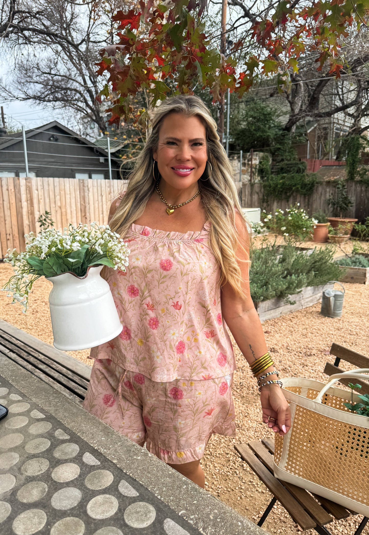 FLORAL SUNDAY LOUNGE SET