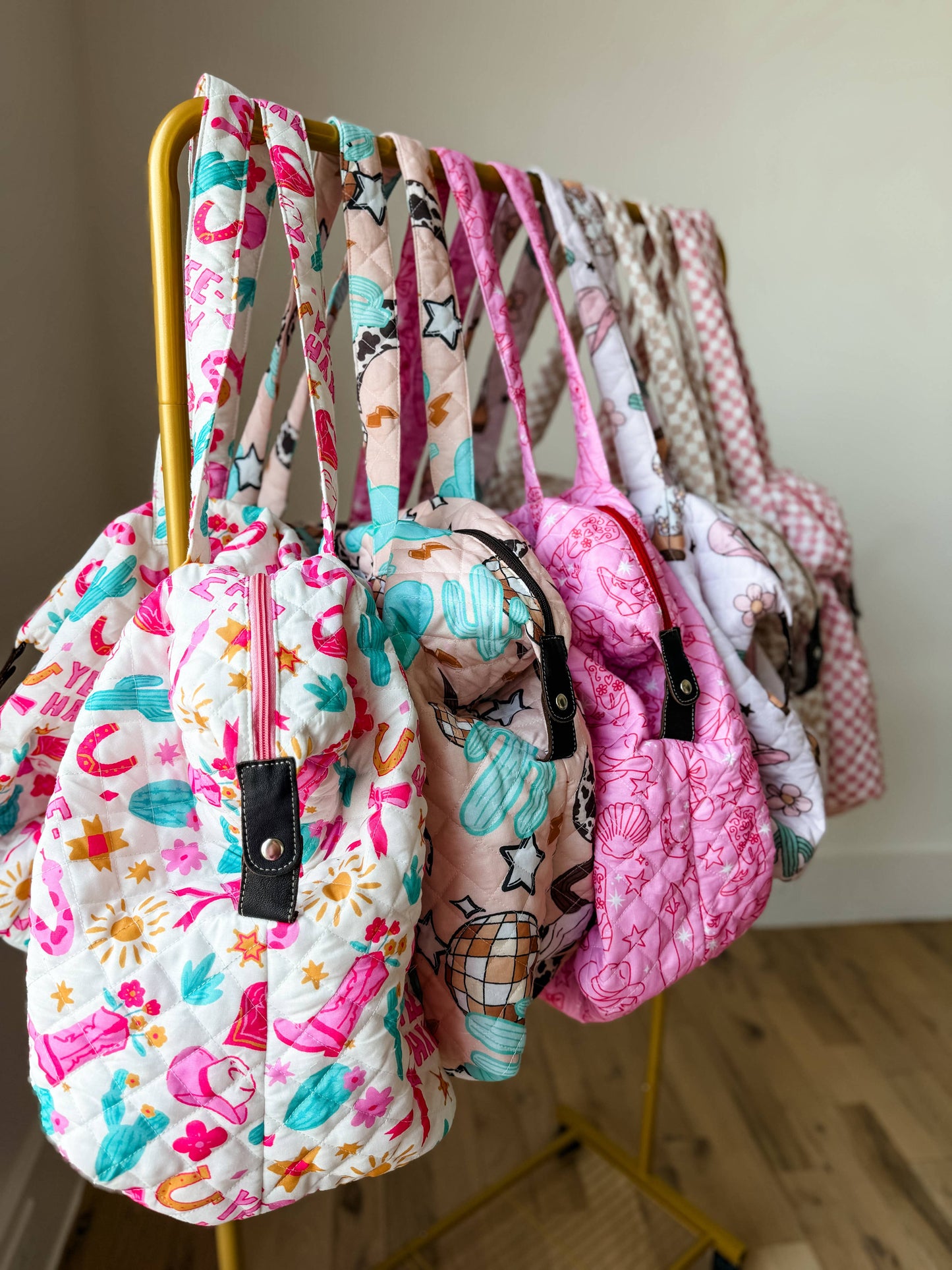 Big Mama Duffel | Quilted Fabric Weekender Large Travel Bag