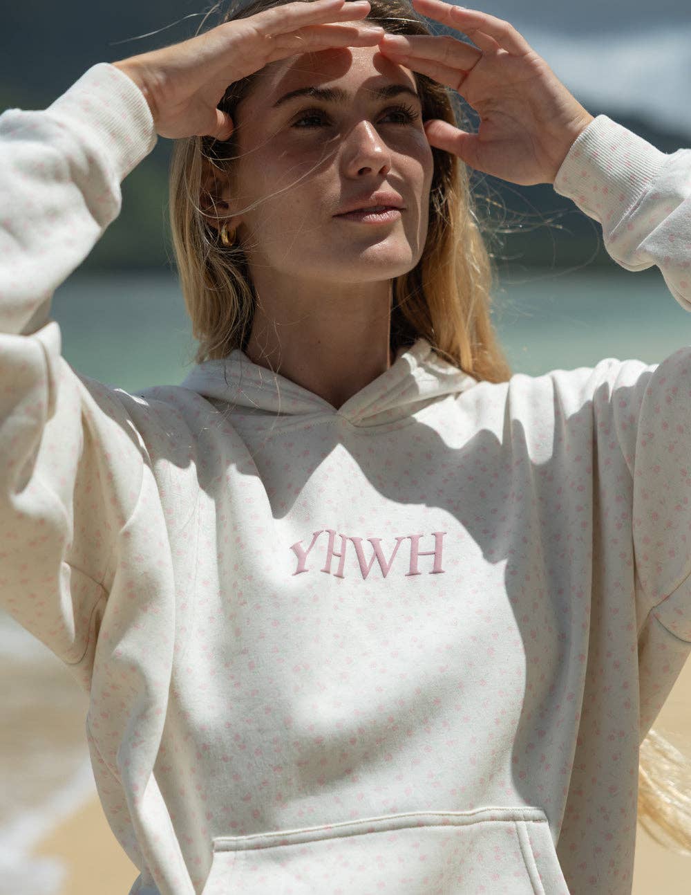 YHWH Floral Hoodie
