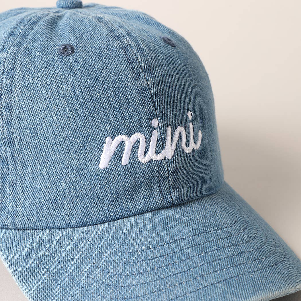 Mini Denim  Kids Cap