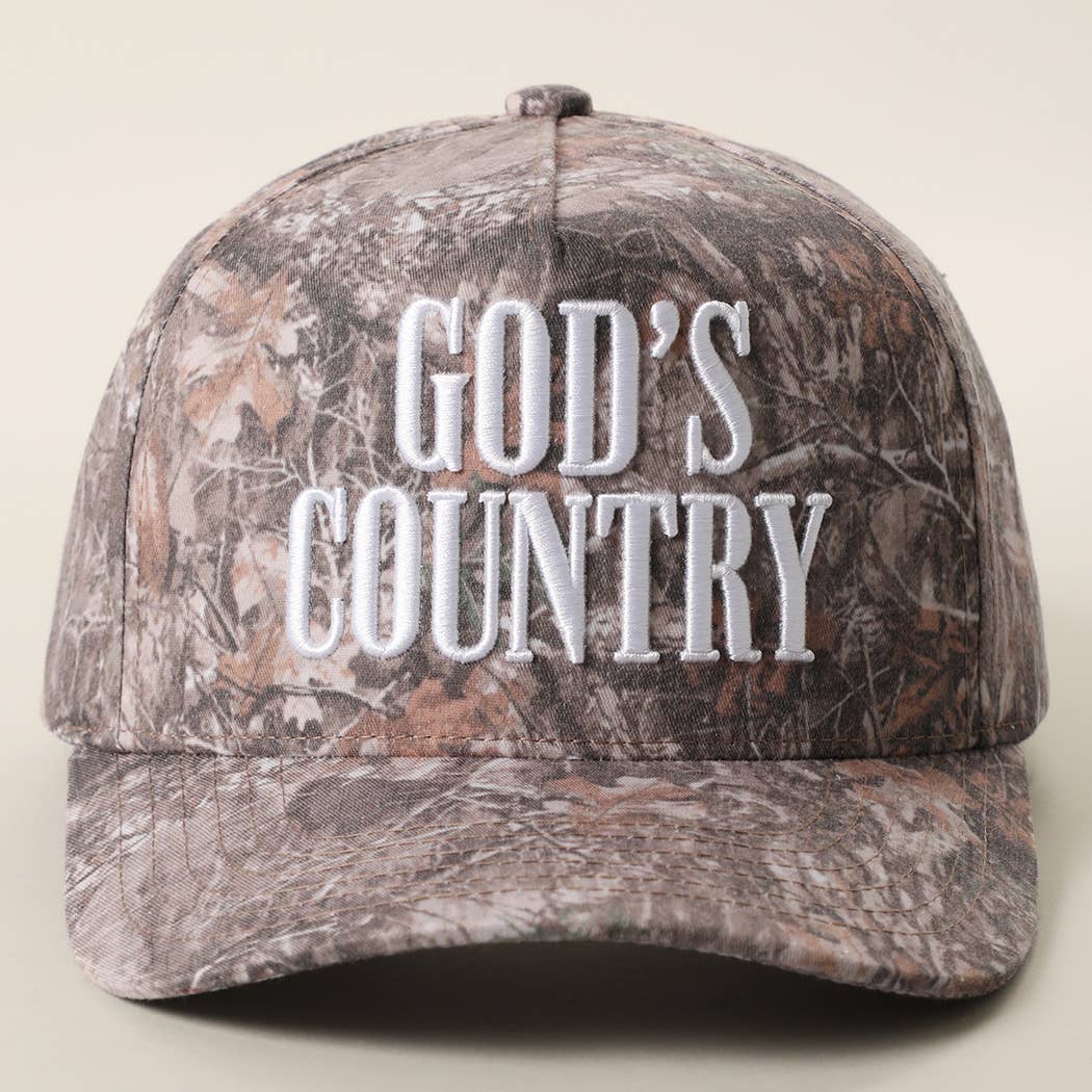 GOD'S COUNTRY TRUCKER HAT