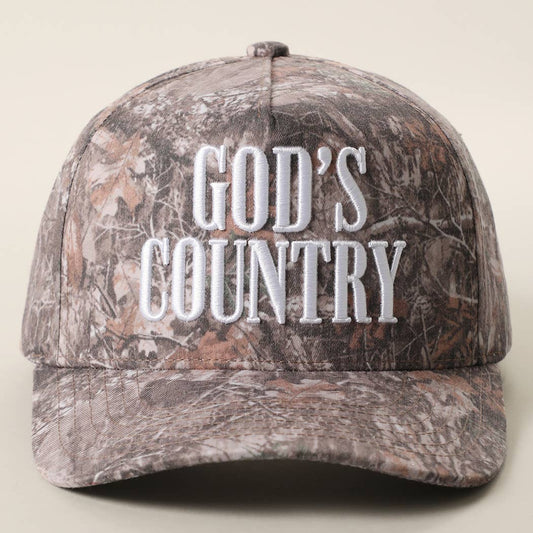 GOD'S COUNTRY TRUCKER HAT