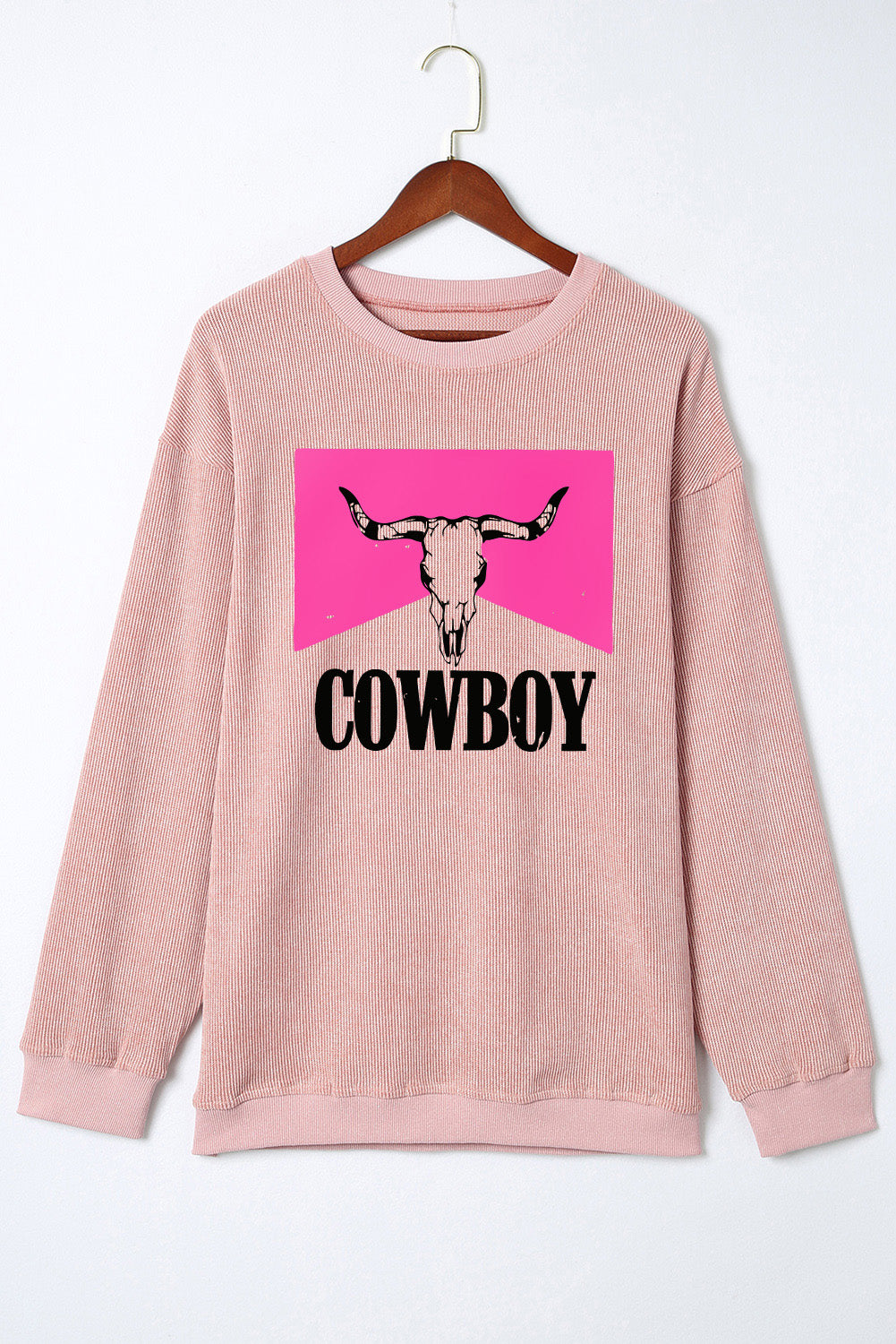 COWBOY Graphic Round Neck Sweatshirt *Online Only*