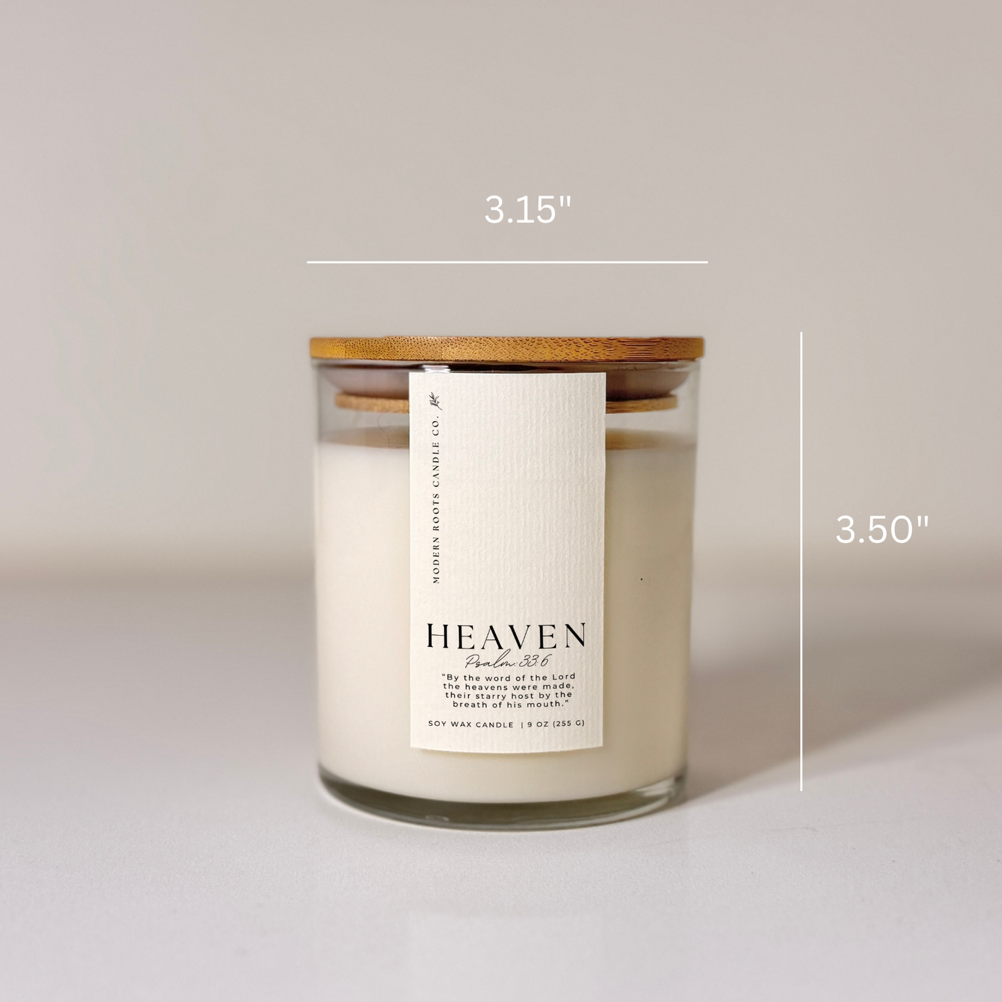 Heaven | Pink Sugar & Vanilla | 9 oz. Clear Jar Soy Candle