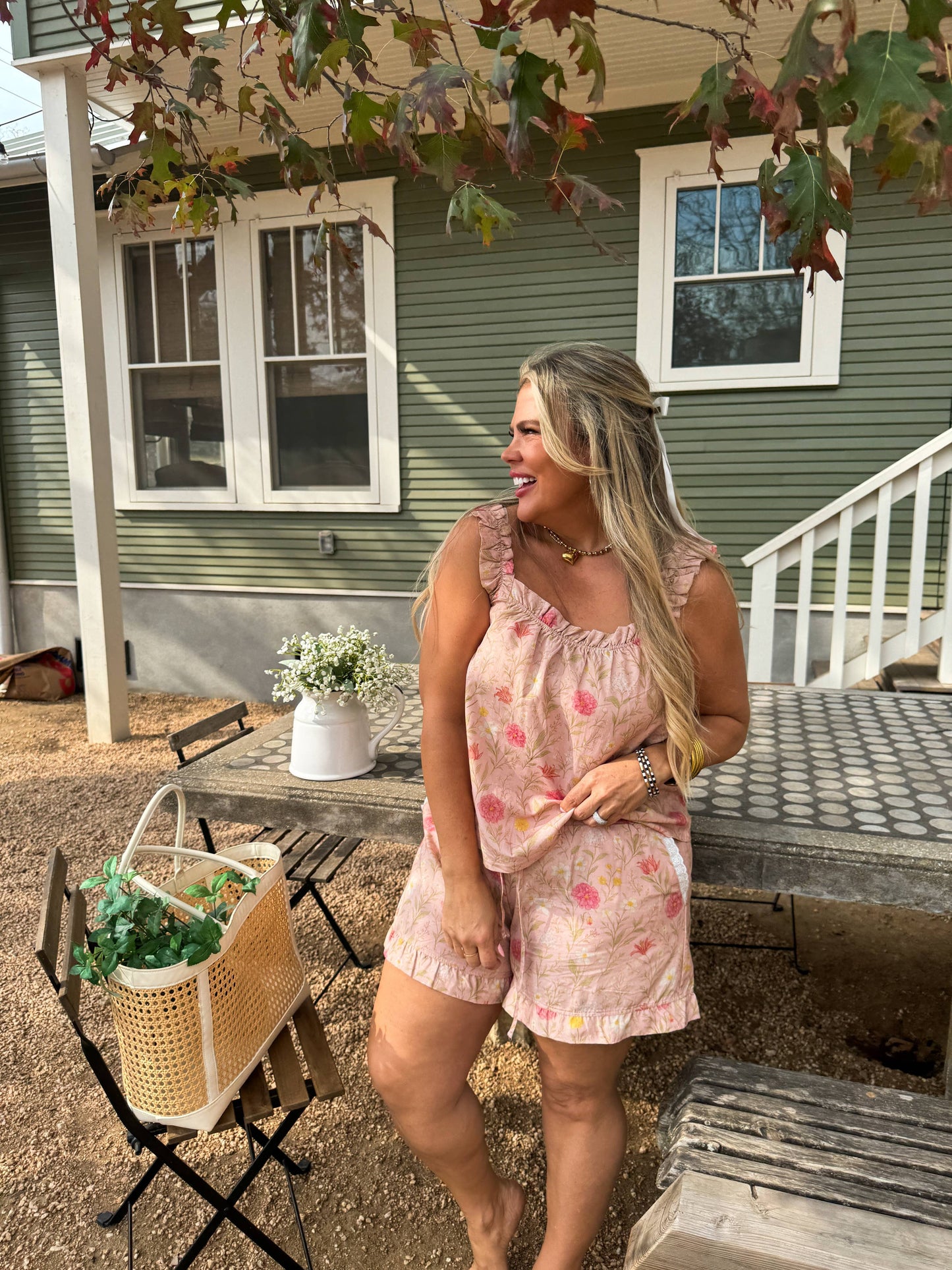 FLORAL SUNDAY LOUNGE SET