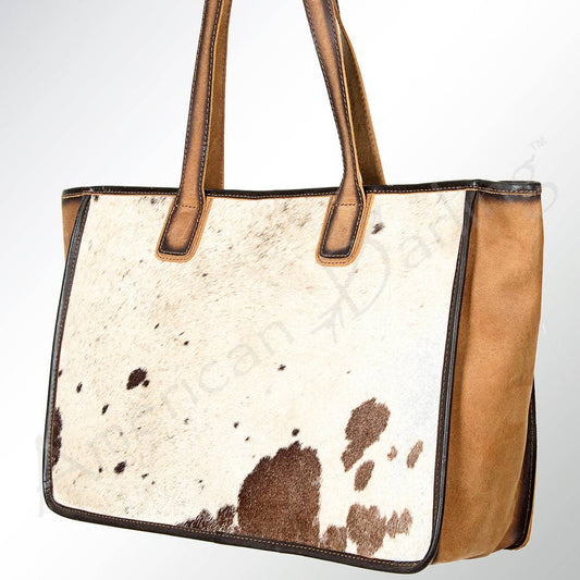 Cowhide Carryall Tote