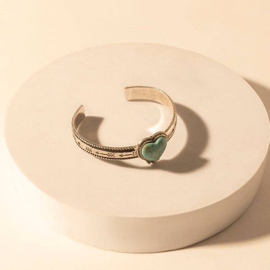 Wildheart Stone Cuff Bracelet
