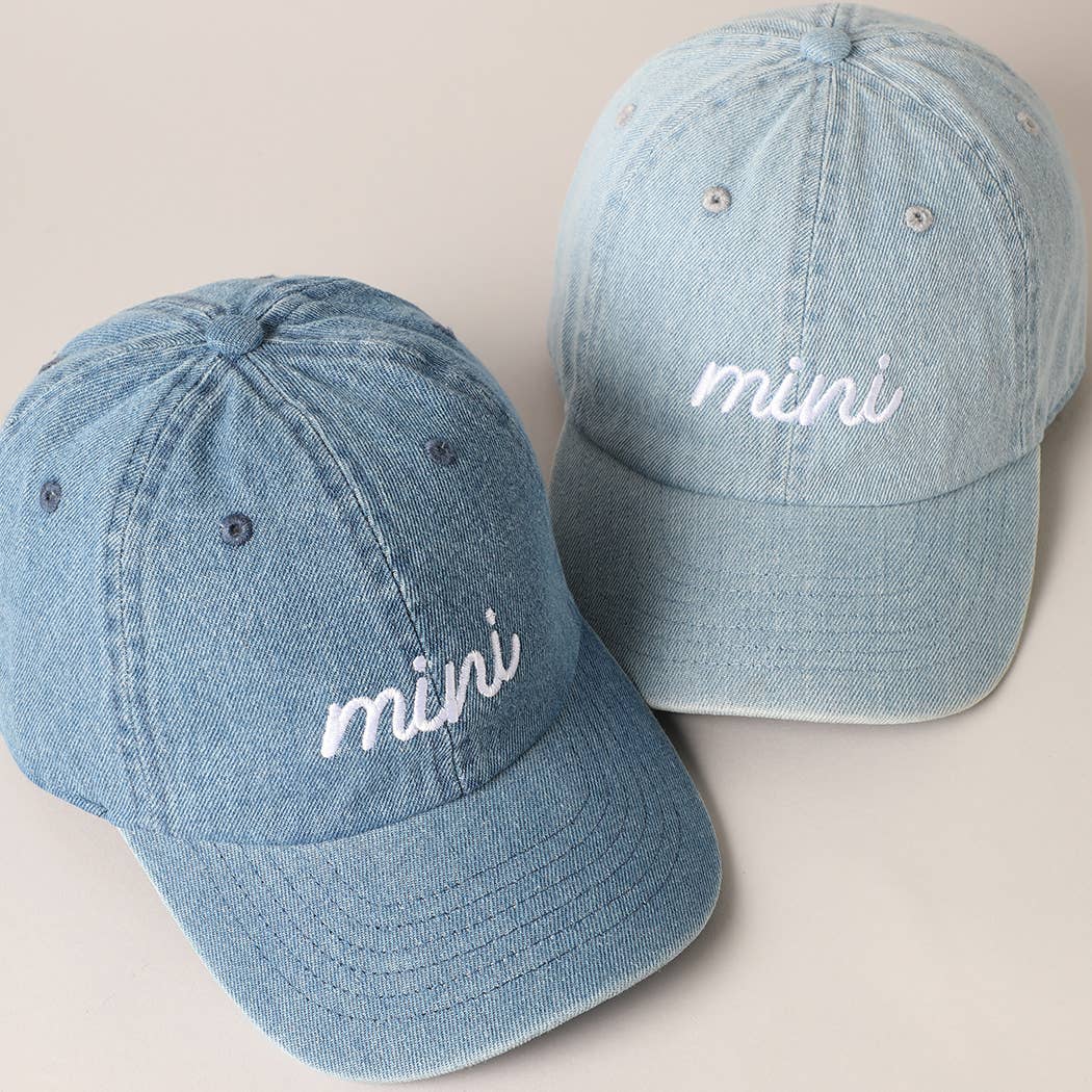 Mini Denim  Kids Cap