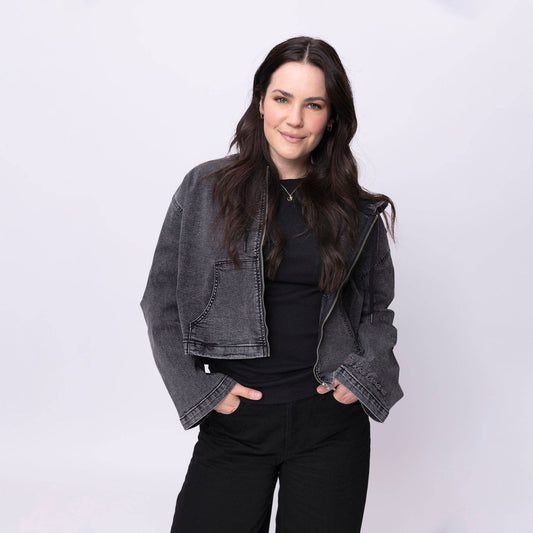 Vintage Washed Redeemed Denim Hoodie