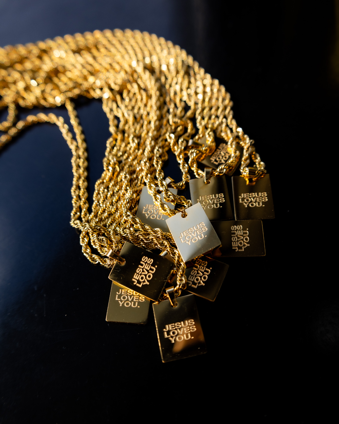 LMTD || Jesus Loves You 18K Gold Plated Chain