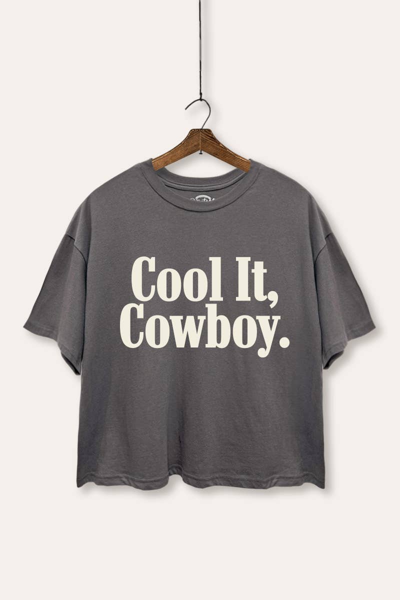 Cool It Cowboy Graphic Crop