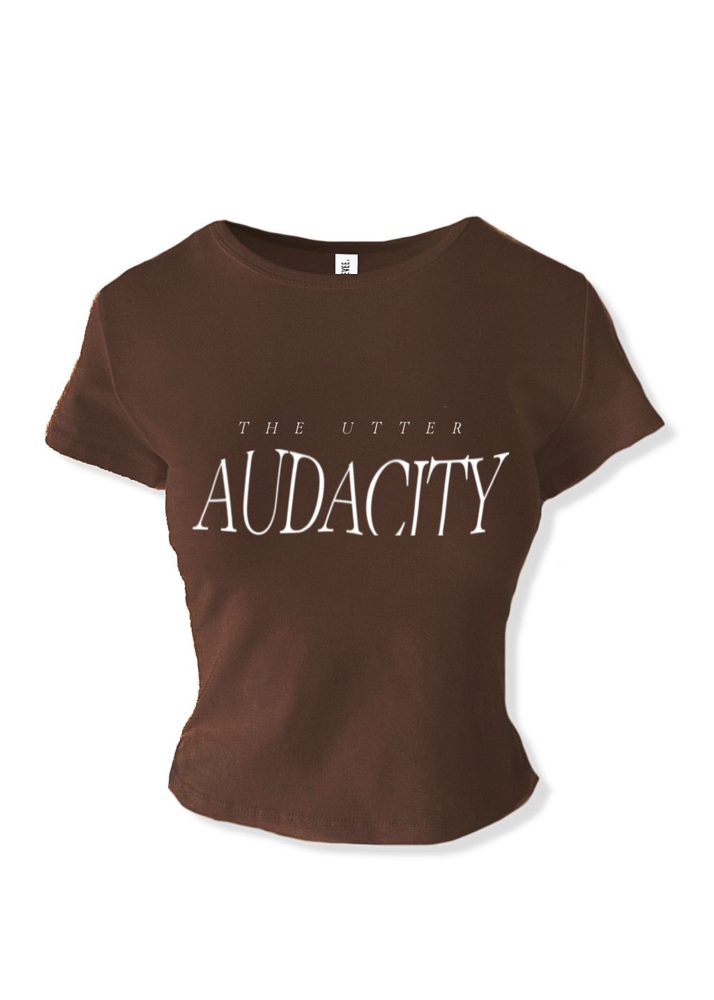 THE UTTER AUDACITY GRAPHIC BABY TEE