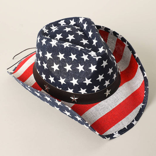 Liberty Star Western Straw Cowboy Hat