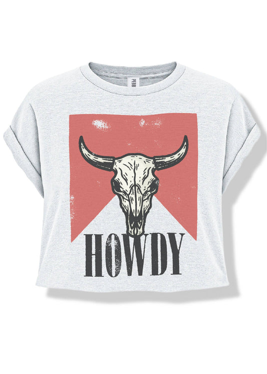 CROPPED MESS WITH THE BULL GRAPHIC TEE *COMING SOON*