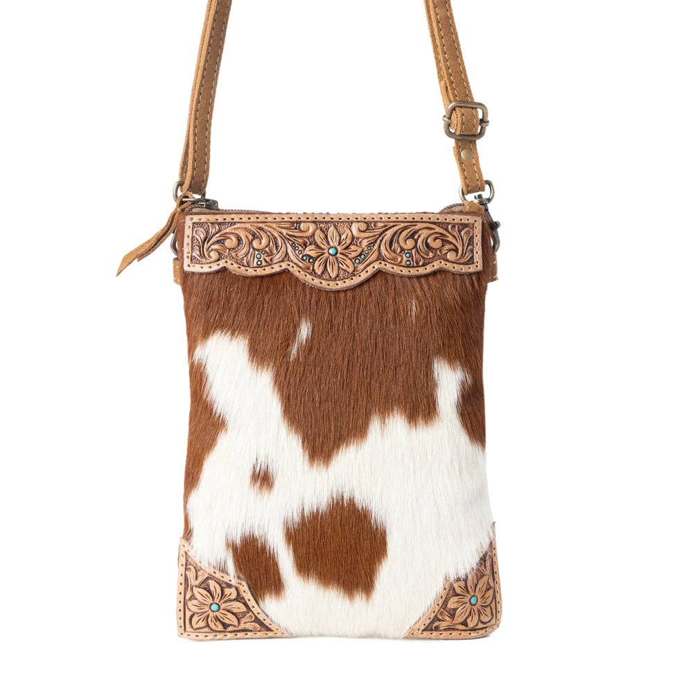 Calico Hairon Crossbody Bag