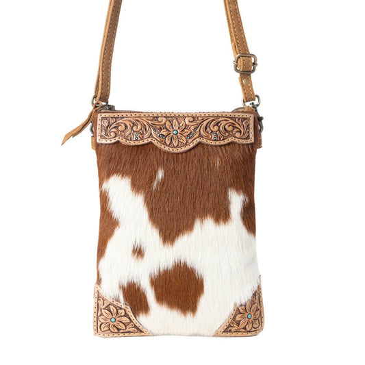 Calico Hairon Crossbody Bag